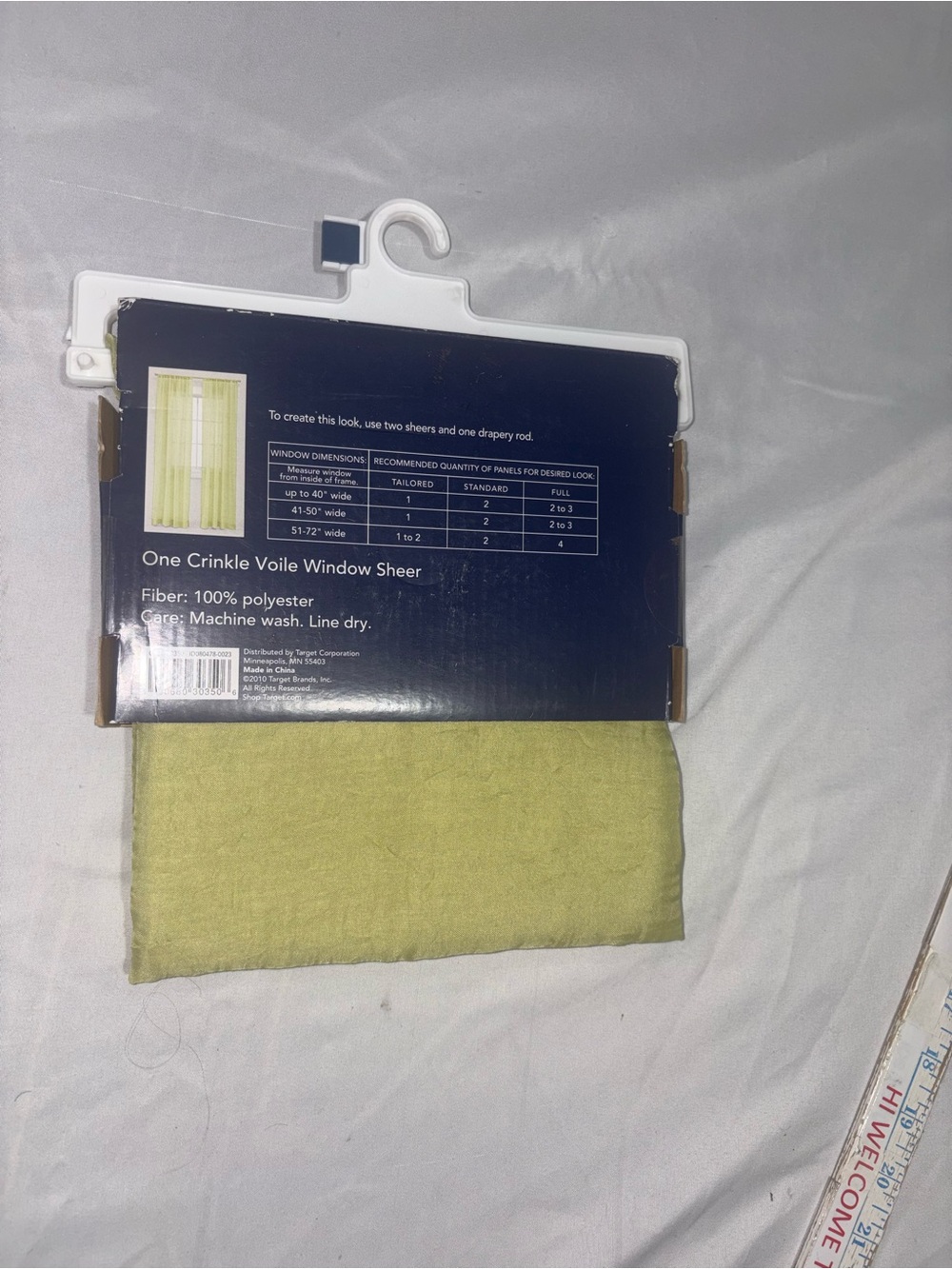 Room Essentials window sheer NWT - Picture 2 of 3